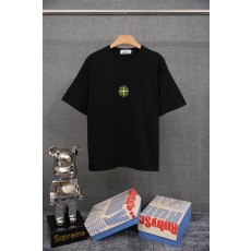 스톤아일랜드 고중량 면 반팔 티셔츠 001-215717