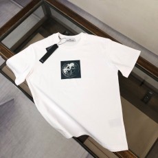 스톤아일랜드 면 커플 반팔 티셔츠 001-215751