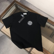 스톤아일랜드 면 커플 반팔 티셔츠 001-215760