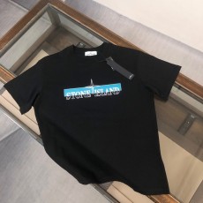 스톤아일랜드 면 커플 반팔 티셔츠 001-215772