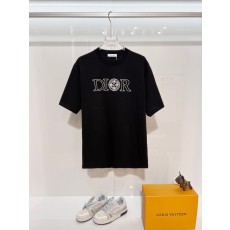 디올 스톤아일랜드 콜라보 라운드넥 반팔 티셔츠 001-215791