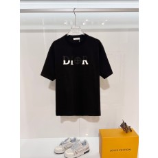 디올 스톤아일랜드 콜라보 라운드넥 반팔 티셔츠 001-215793