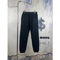 스톤아일랜드 블랙 나침반 카고 지퍼 팬츠 001-215802