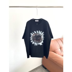 스톤아일랜드 해바라기 디자인 반팔 티셔츠 001-215809