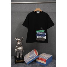 스톤아일랜드 기본형 중량감 순면 반팔 티셔츠 001-215853