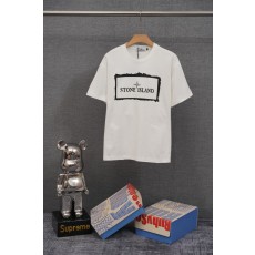 스톤아일랜드 기본형 중후면 코튼 반팔 티셔츠 001-215859