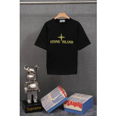 스톤아일랜드 고중량 코튼 반팔 티셔츠 001-215871