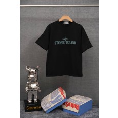 스톤아일랜드 기본형 중후면 코튼 반팔 티셔츠 001-215876