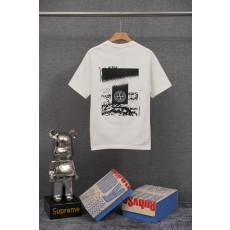 스톤아일랜드 기본형 중량감 순면 반팔 티셔츠 001-215882