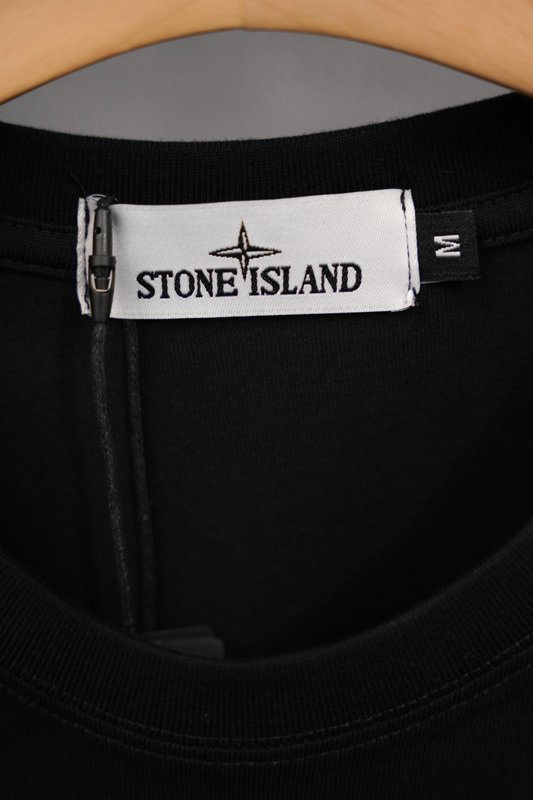 스톤아일랜드 고중량 코튼 반팔 티셔츠 001-215900