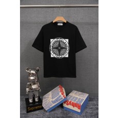 스톤아일랜드 기본형 중량감 순면 반팔 티셔츠 001-215904