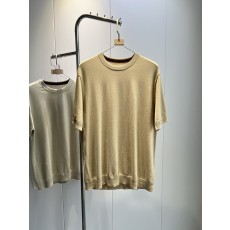 제냐 남성 니트 반팔 티셔츠 001-215921