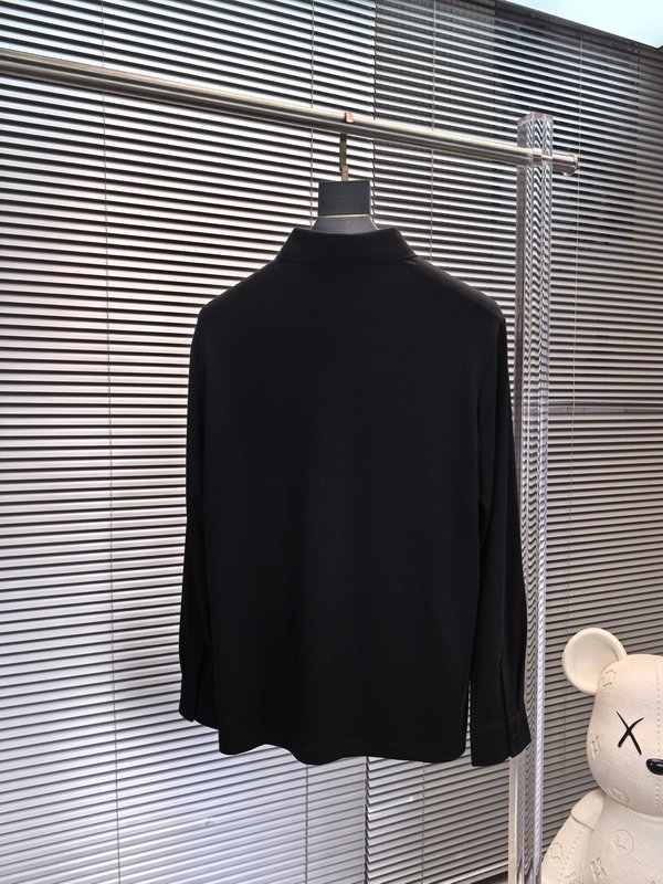 제냐 남성 긴팔 칼라 티셔츠 001-215936