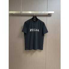 제냐 스프링 스트레치 슬림 피트 반팔 티셔츠 001-216008