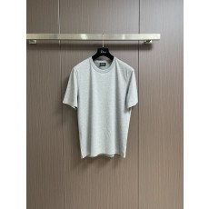 제냐 남성 라운드넥 반팔 티셔츠 면 001-216028