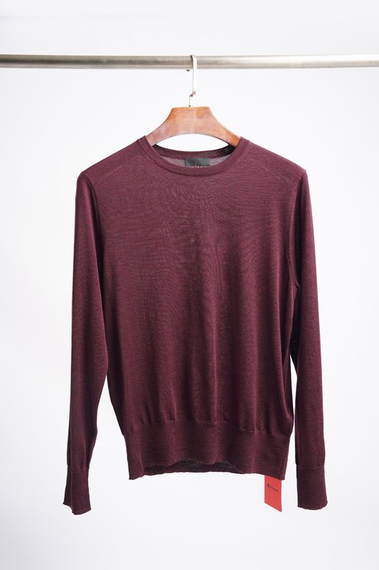 Kiton 남성 울 라운드 니트 001-216036