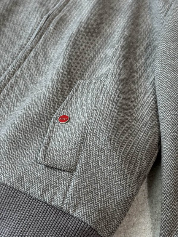 Kiton 가을 겨울 턱도리 헤링본 비즈니스 캐주얼 자 001-216041