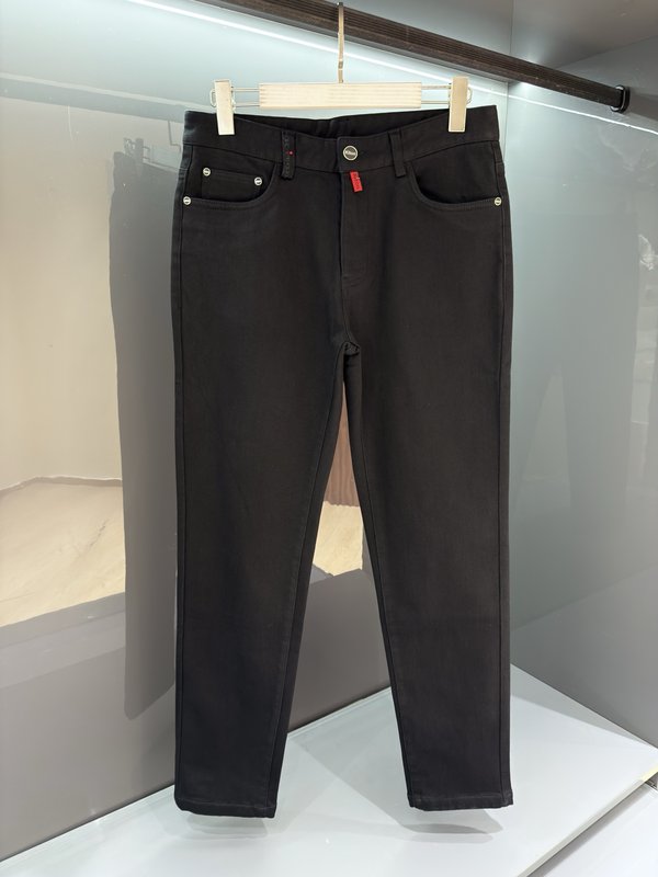 Kiton 남성 기모 캐주얼 슬랙스 001-216044