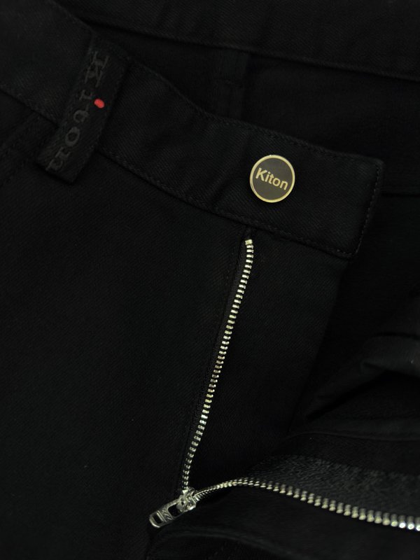 Kiton 남성 기모 캐주얼 슬랙스 001-216044