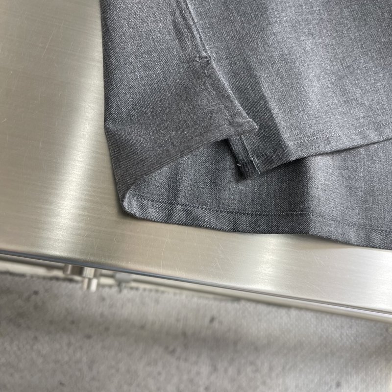 Kiton 남성 텐셀 코튼 칼라 롱슬리브 셔츠 001-216049