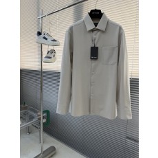 Kiton 남성 텐셀 코튼 라펠 긴팔 셔츠 001-216051