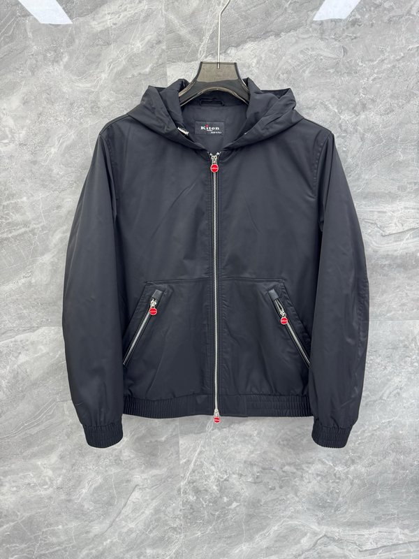 Kiton 후드 패딩 숏 자켓 아우터 001-216057