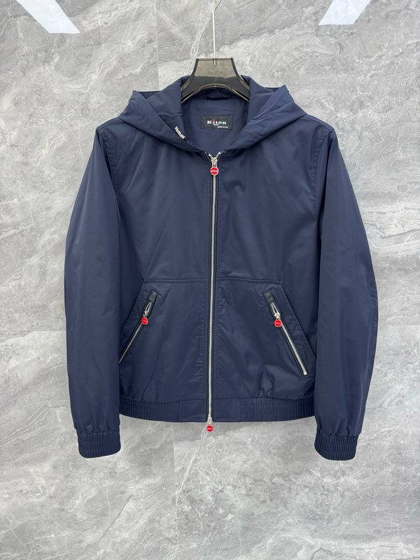 Kiton 후드 패딩 숏 자켓 아우터 001-216057