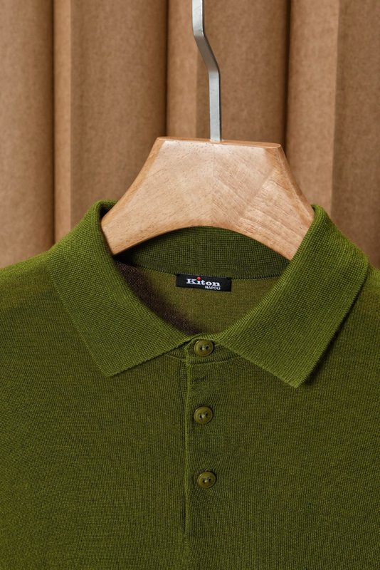 Kiton 남성 폴로넥 울 스웨터 001-216064
