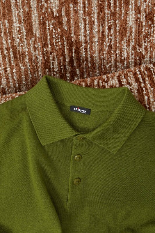Kiton 남성 폴로넥 울 스웨터 001-216064