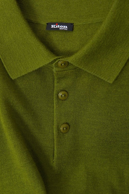 Kiton 남성 폴로넥 울 스웨터 001-216064