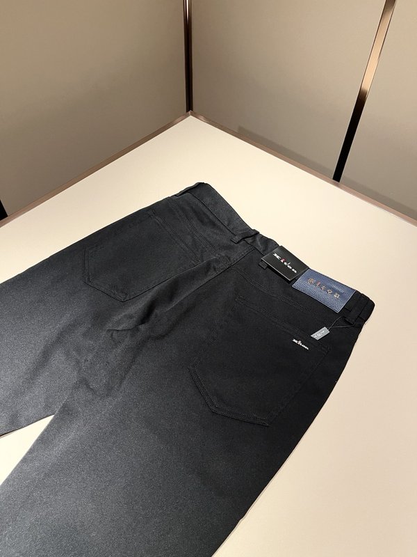 Kiton 남성 프리미엄 캐주얼 슬림핏 롱팬츠 001-216072