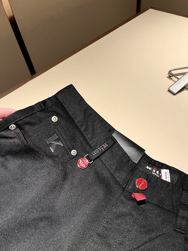 Kiton 남성 프리미엄 캐주얼 슬림핏 롱팬츠 001-216072