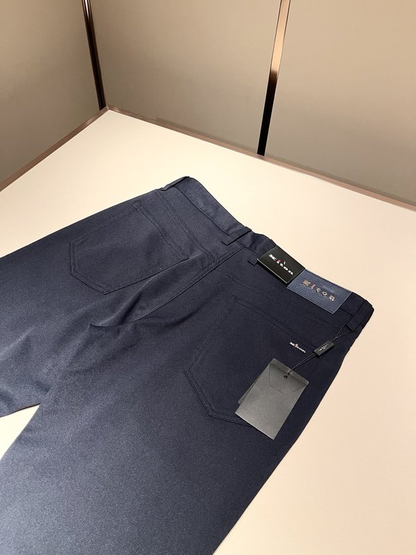 Kiton 남성 프리미엄 슬림 핏 캐주얼 팬츠 001-216073