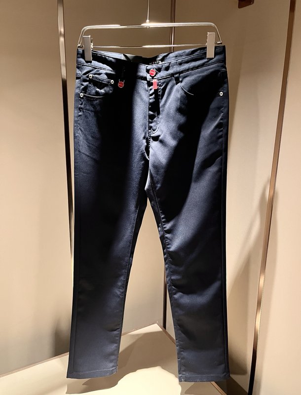 Kiton 남성 프리미엄 슬림 핏 캐주얼 팬츠 001-216073