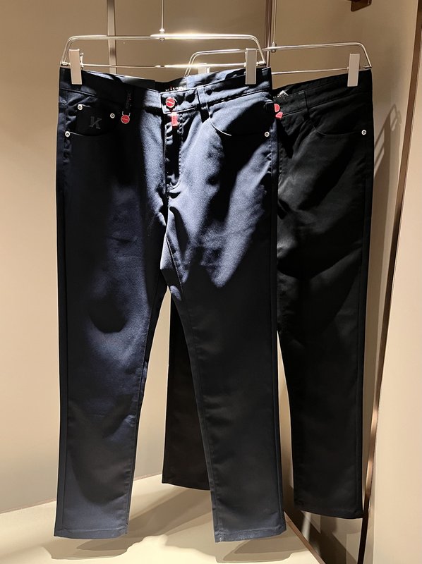 Kiton 남성 프리미엄 슬림 핏 캐주얼 팬츠 001-216073