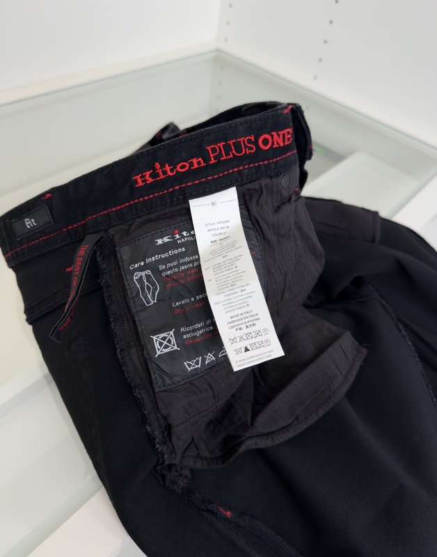 Kiton 남성 비즈니스 캐주얼 슬림핏 데님 팬츠 001-216075
