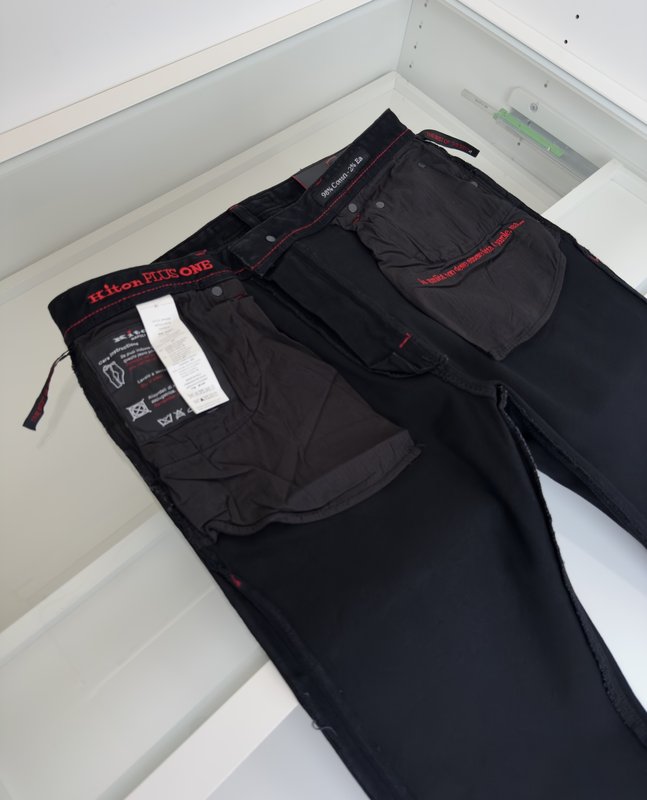 Kiton 남성 비즈니스 캐주얼 슬림핏 데님 팬츠 001-216075