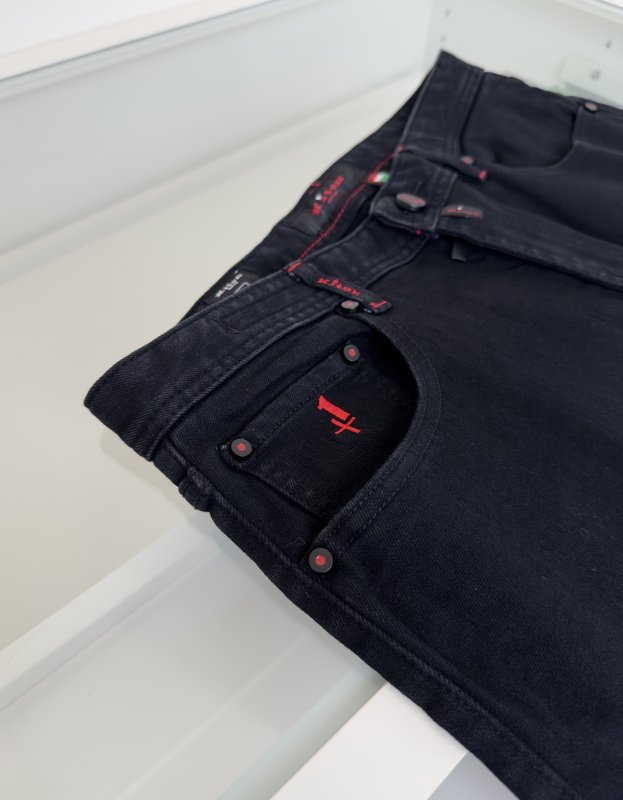 Kiton 남성 비즈니스 캐주얼 슬림핏 데님 팬츠 001-216075