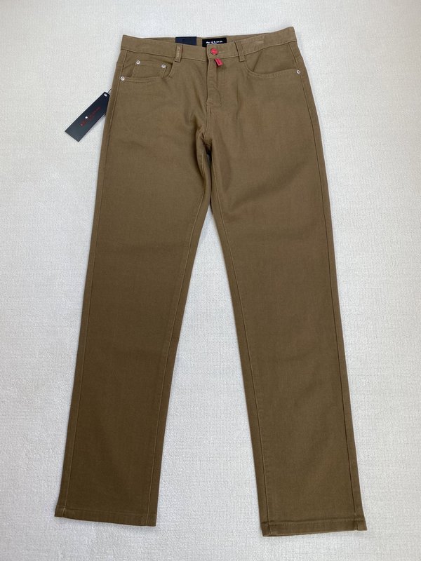 Kiton 남성 비즈니스 캐주얼 치노 팬츠 001-216083