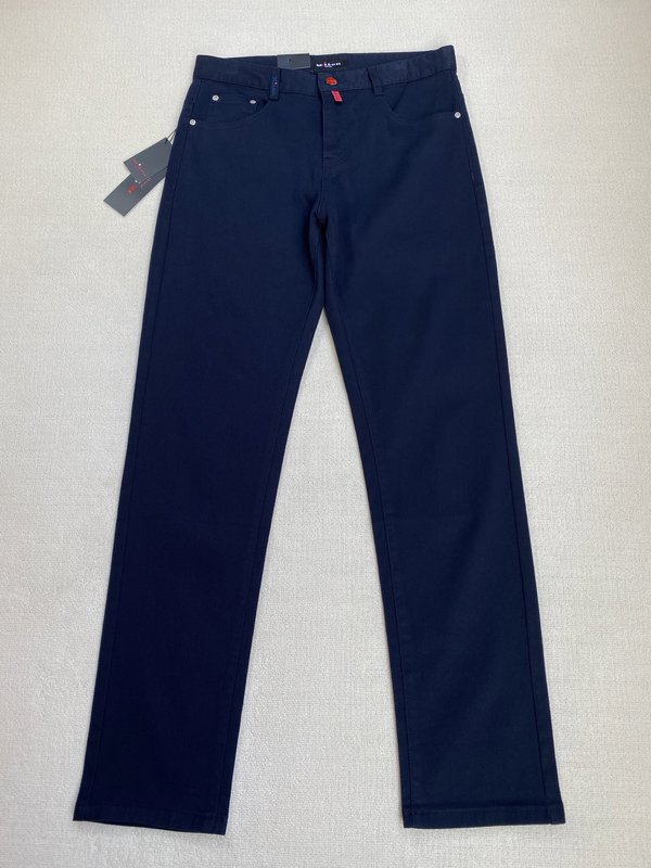 Kiton 남성 비즈니스 캐주얼 치노 팬츠 001-216083