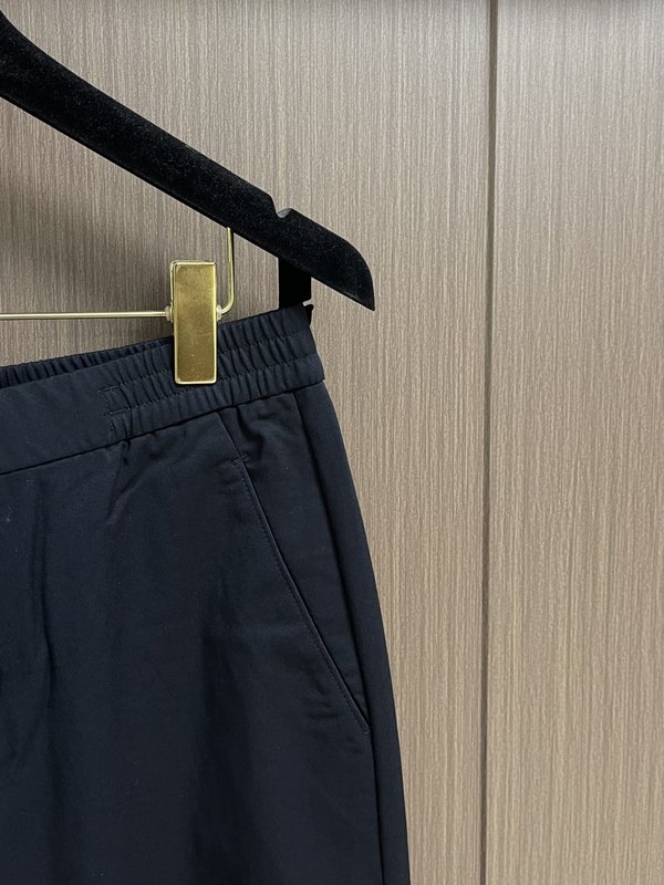 Kiton 빈티지 캐주얼 정장 바지 남성 슬림 핏 001-216107