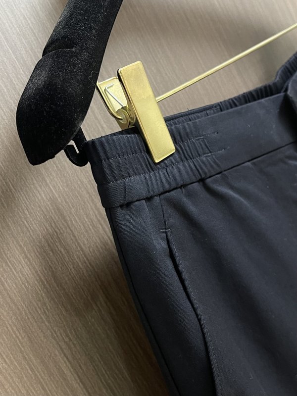 Kiton 빈티지 캐주얼 정장 바지 남성 슬림 핏 001-216107