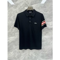 Kiton 남성 비즈니스 니트 폴로 셔츠 001-216118