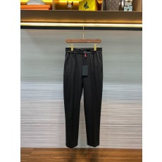 키톤 남성 트위드 울 혼방 드로우스트링 캐주얼 팬츠 001-216130