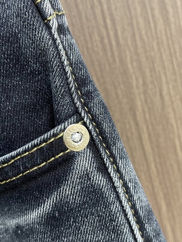 Kiton 남성 스트레이트 진 001-216134