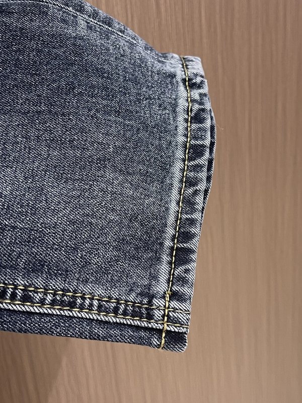 Kiton 남성 스트레이트 진 001-216134