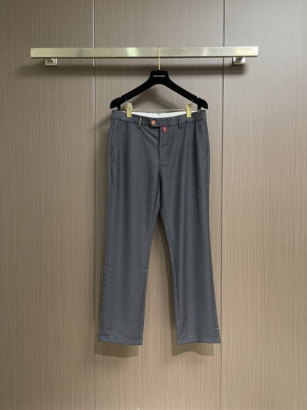 Kiton 빈티지 캐주얼 슬림핏 남성 정장 바지 001-216138