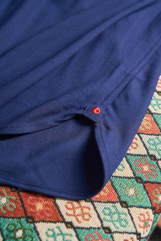 Kiton 울 혼방 남성 비즈니스 셔츠 001-216141
