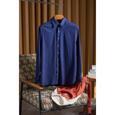 Kiton 울 혼방 남성 비즈니스 셔츠 001-216141