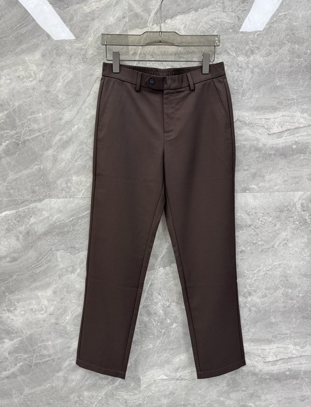 Kiton 남성 자수 로고 심플 캐주얼 정장 바지 001-216142